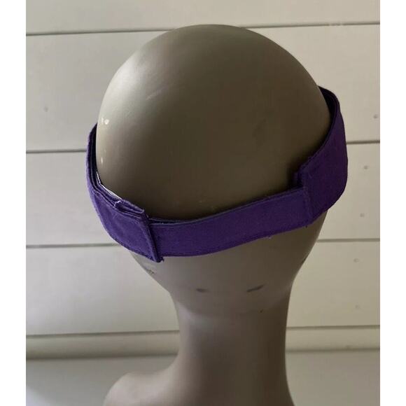 LSU Tigers Visor Hat Mens Adjustable Strap Purple NCAA NWOT - Picture 3 of 7